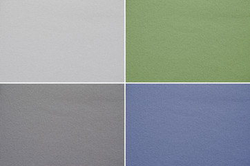 Fototapeta premium Set fabric texture background