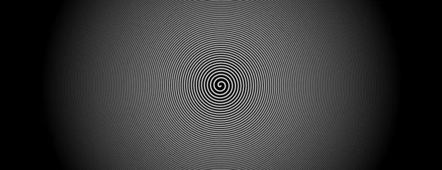 Poster spiraal wit centrum beweging © bittedankeschön