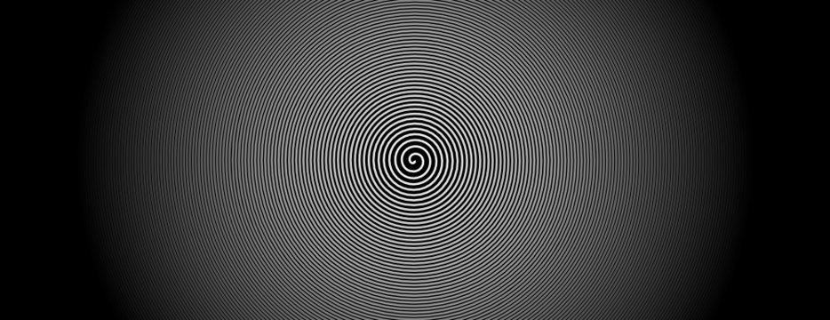 spirale weiß zentrum bewegung