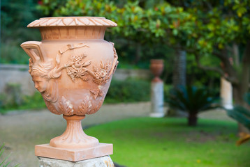 Terracotta vase