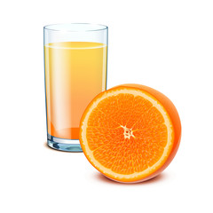 glass orange juice