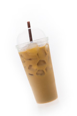 Iced coffee cup