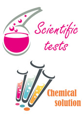 Chemical flasks and test tubes