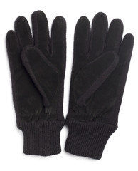 Clothes winter Glove in White background