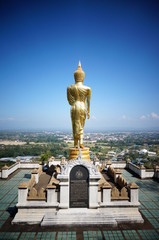 The Walking Buddha at Wat Phra That Khao Noi, Nan, Thailand