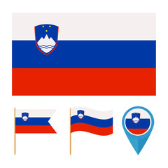 Slovenia, country flag vector