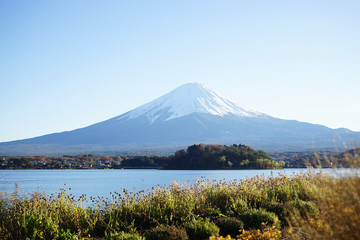 The beautiful mount Fuji in Japan