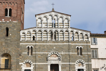 The Church of San Pietro Somaldi in Lucca, Italy