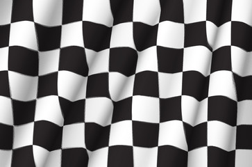 Checkered race flag