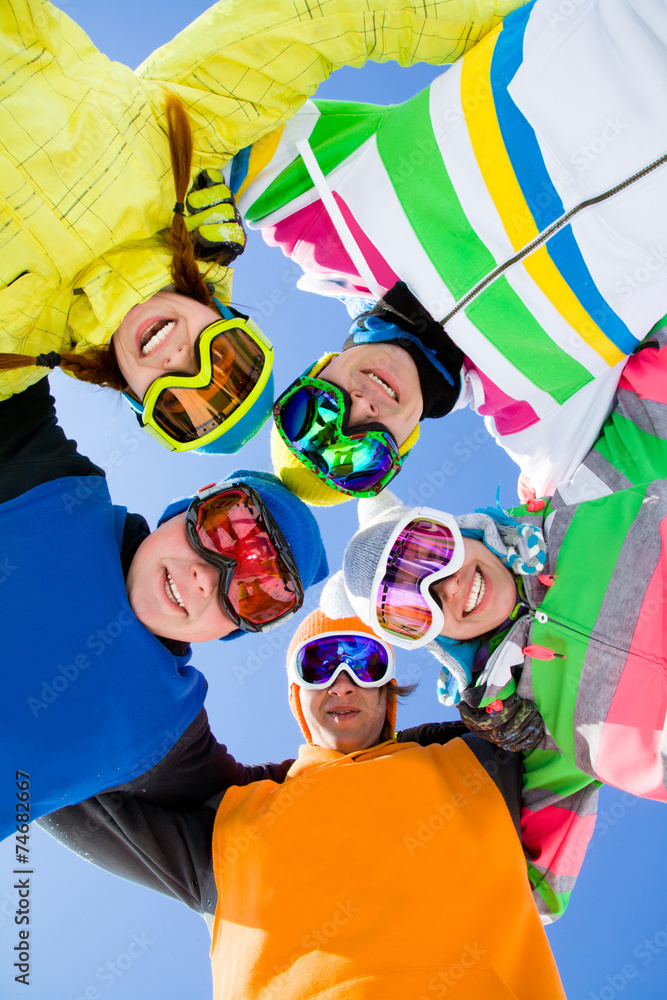 Canvas Prints snowboarders