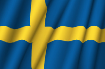 Fabric Flag of Sweden