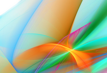 Colorful abstract wavy background