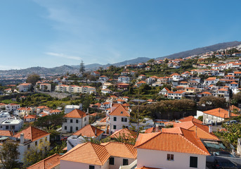 Fototapeta na wymiar View of the city. Funchal, Madeira island, Portugal