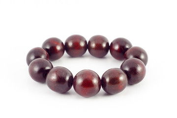 brown wooden beads bracelet