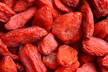 Background of goji berries