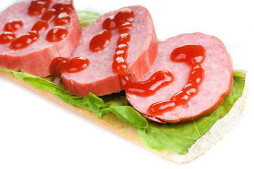 sausage sandwich