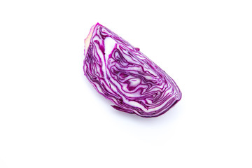 Fototapeta premium Rotkohl geschnitten
