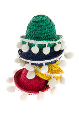 Stacked sombreros