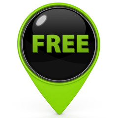 free pointer icon on white background