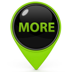 More pointer icon on white background