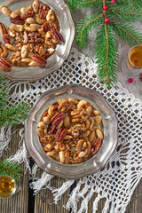 Sugared and rum glazed nuts