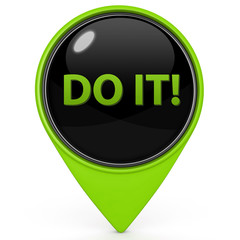 Do it pointer icon on white background