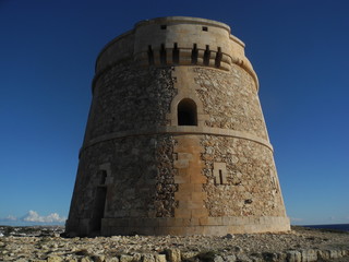 Fototapeta na wymiar Torre de Cala Fornells