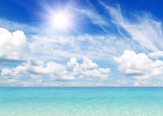 beach and tropical sea