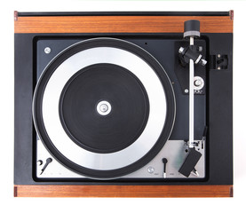 Vintage  turntable vinyl record player