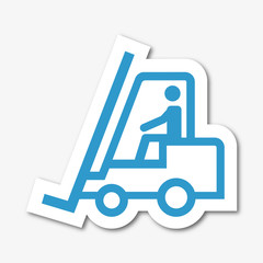 Logo chariot élévateur.