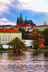Obraz premium Overview of old Prague