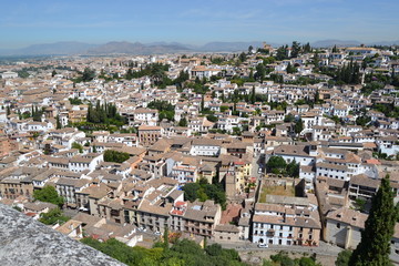Fototapeta na wymiar Albaicin in Granada, Spain