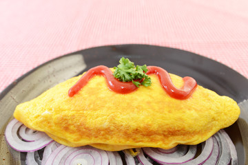 美味しそうなオムライス