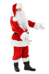 Santa Claus isolated on white background