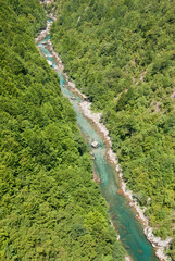 Fototapeta na wymiar Canyon of the River Tara, Montenegro