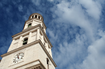 Fototapeta na wymiar campanile basilica san paolo fuori le mura