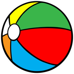 Fototapeta premium Beach Ball