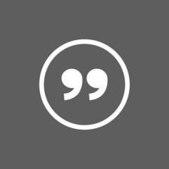 quote sign icon