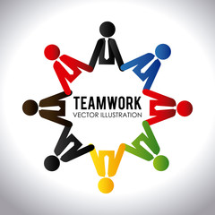 Teamwork design,vector illustration.