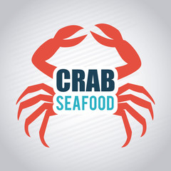 Seafood design, vector illustration.