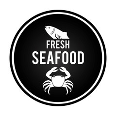Seafood design, vector illustration.