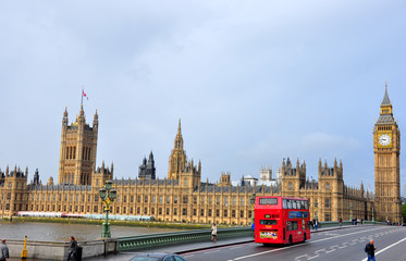 Fototapeta na wymiar Palace of Westminster, London