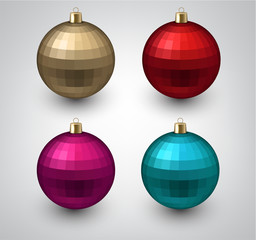 Christmas balls.