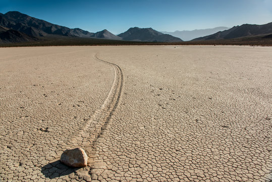 Racetrack playa at Death Valley National Park.