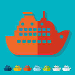 Flat design: liner