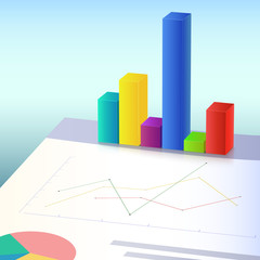 Financial charts and graphs