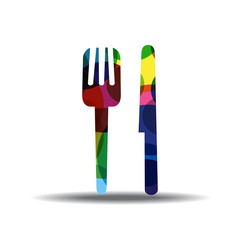 Restaurant Colorful Vector Icon Design