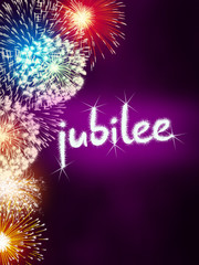 jubilee anniversary firework celebration party pink