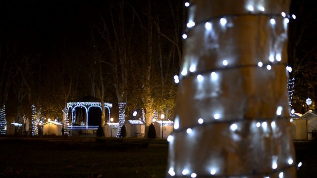 xmas pavillion in zagreb