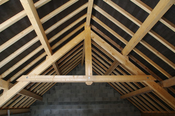 construction - détail de toiture